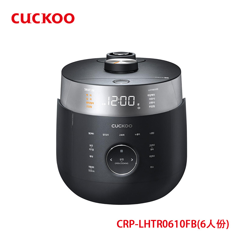 福库（CUCKOO）电饭煲CRP-LHTR0610FB韩国原装进口6人份家用大型容量电饭锅3升